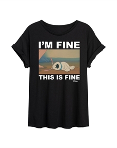 Футболка This Is Fine Flowy от Disney's Mulan Juniors Licensed character