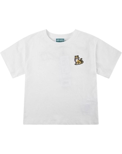 Детская футболка, слоновая кость Kenzo
