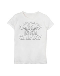 Девочки 7–16 лет «Звездные войны: Мандалорец» Самая милая детская футболка с рисунком Star wars