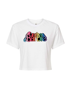 Укороченная футболка Juniors' Pride, белый Barbie