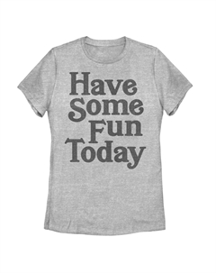 Футболка с рисунком «Have Some Fun Today» для юниоров Unbranded