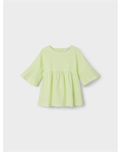 Футболка Lockeres Blusen mit Rüschen NKFHUELLA, зеленый Name it