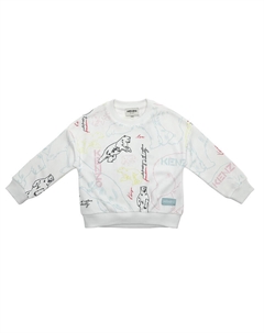 Детская толстовка, белый Kenzo