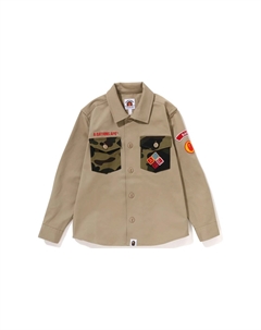 Детская рубашка, черный A bathing ape®