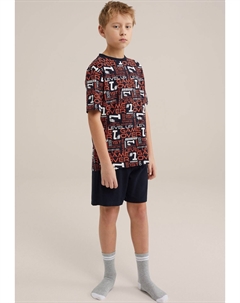 Пижамный комплект, темно-синий We fashion