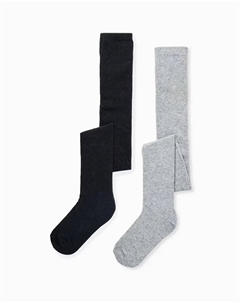 Комплект из 2 однотонных купальников для девочек, мультиколор Zippy