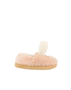 Домашние тапочки для девочки из мягкого материала и принта, розовый Gioseppo