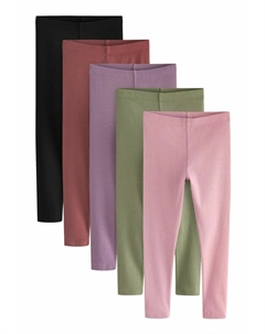 Брюки 5 PACK, Leggings, черный Next