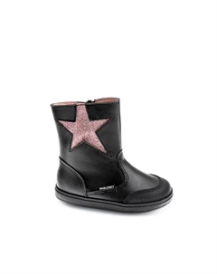 Сапожки для девочки Leader-tech на молнии, черный Pablosky