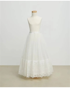 Простое платье канкан, цвет Crudo Coconut el corte inglés