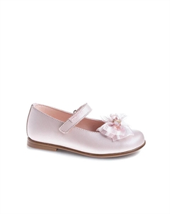 Кожаные туфли Мэри Джейн для девочек на застежке-липучке, розовый Pablosky