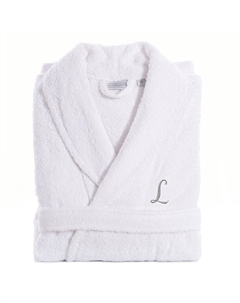 Linum Домашний текстиль Турецкий хлопок Персонализированный махровый халат унисекс, L Linum home textiles