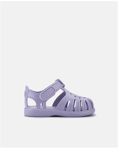 Сандалии для девочек с матовой отделкой и застежкой-липучкой, сиреневый Igor