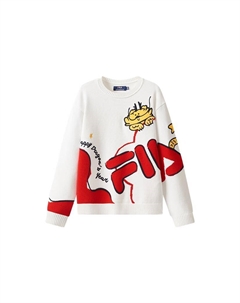 Детский свитер, цвет Cloud White Fila kids