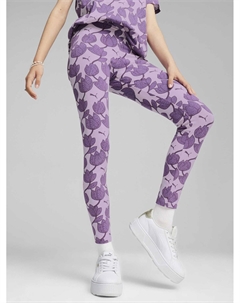 Тайтсы ESS+ BLOSSOM AOP Leggings G, фиолетовый Puma