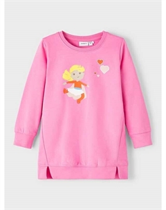 Блуза Туника NMFLIVA SWEAT TUNIC BOX BRU, розовый Name it