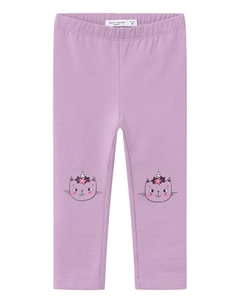 Тайтсы NMFDAVINA AOP SWE, фиолетовый Name it