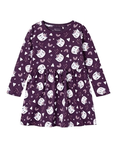 Платье NMFVITENNA LS, фиолетовый Name it