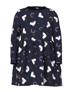 Платье NMFVITENNA LS, синий Name it