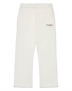Kids спортивные брюки с логотипом, белый Max&co
