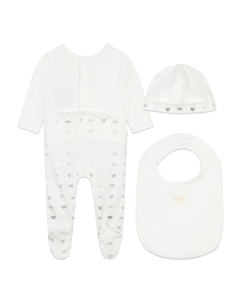 Kids комплект для новорожденного с логотипом, белый Michael kors