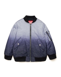 Kids бомбер Common с эффектом деграде, черный Diesel
