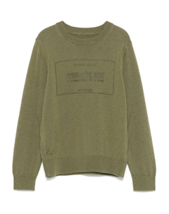 Kids свитер с рельефным логотипом Zadig&voltaire