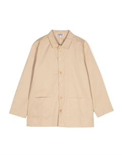 Рубашка с классическим воротником и пуговицами, коричневый Kindred