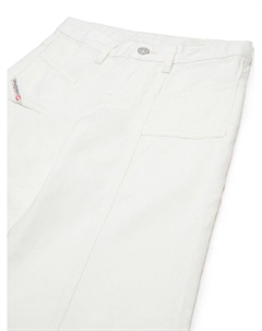 Kids джинсы расклешенные D-Akii, белый Diesel