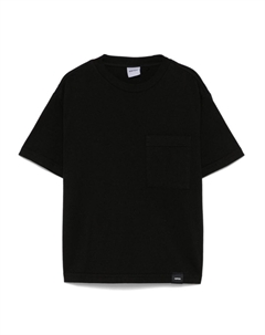 Kids футболка с нашивкой-логотипом, черный Aspesi