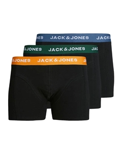 Комплект из 3 трусов-боксеров для мальчиков, темно-зеленый Jack & jones