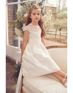 Платье для выхода в свет с кружевным корсетом, белый Next