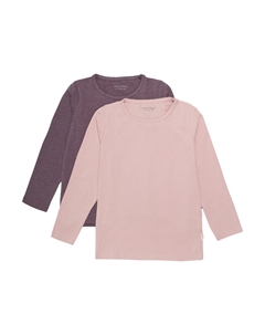 Лонгслив  MIBasic 35 T shirt LS (2 pack) 3935, розовый Minymo®