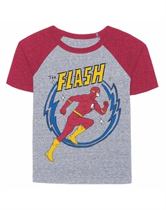 Футболка с короткими рукавами и ярким рисунком для мальчиков 4–12 лет, серый Jumping beans