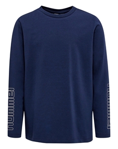 Топ с длинными рукавами CLOUD, цвет black iris Hummel