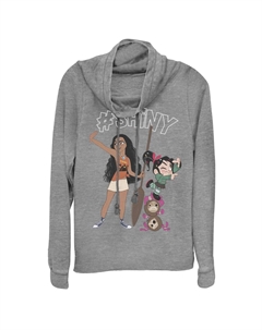 Удобный детский блестящий топ с рисунком принцессы Моаны Disney's Wreck It Ralph 2 для юниоров Licensed character