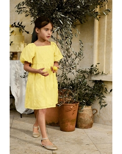 Платье с цветочной текстурой (3 16 лет), желтый Next