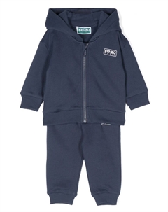 Спортивный костюм с логотипом, синий Kenzo kids