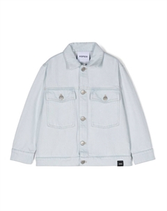 Джинсовая куртка на пуговицах, синий Aspesi