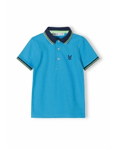 Рубашка-поло SHORT SLEEVE, цвет turquoise Minoti