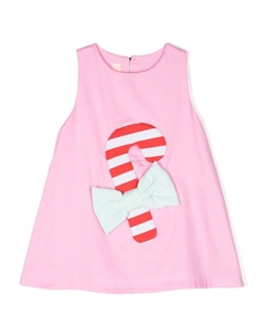 Платье Kringle с бантом, розовый Wauw capow by bangbang