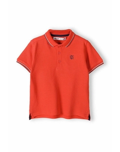 Рубашка-поло SHORT SLEEVE, цвет red Minoti