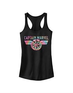 Майка с логотипом Captain Marvel Tie-Dye для юниоров Licensed character