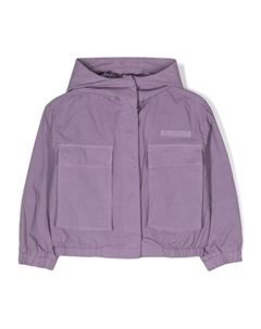 Куртка с капюшоном и нашивкой-логотипом, фиолетовый Aspesi