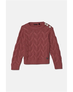 Детский свитер из смесовой шерсти, розовый Guess