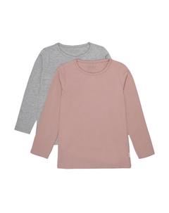 Лонгслив  MIBasic 35 T shirt LS (2 pack) 3935, розовый Minymo®