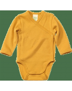 Накидка боди из натуральной шерсти и шелка желтого цвета размер. 74/80 10шт Alana