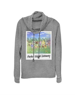Juniors Animal Crossing: пуловер с воротником-хомутом New Horizons Island Getaway Licensed character