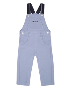 Kidswear комбинезон с вышитым логотипом, синий Boss