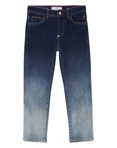 Прямые джинсы с эффектом градиента, синий Philipp plein